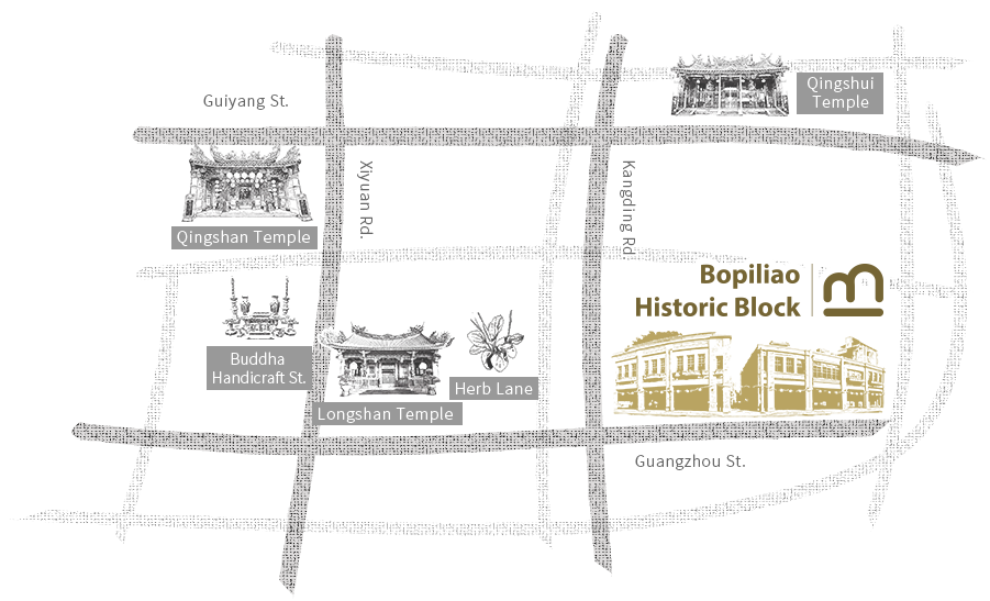 Bopiliao Historic Block Cultural Map